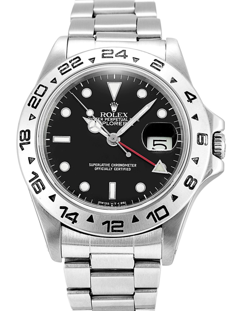 Replica Rolex Explorer 40mm Black Dial 16550