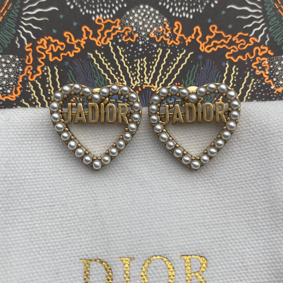 Knockoff Dior Logo Earrings