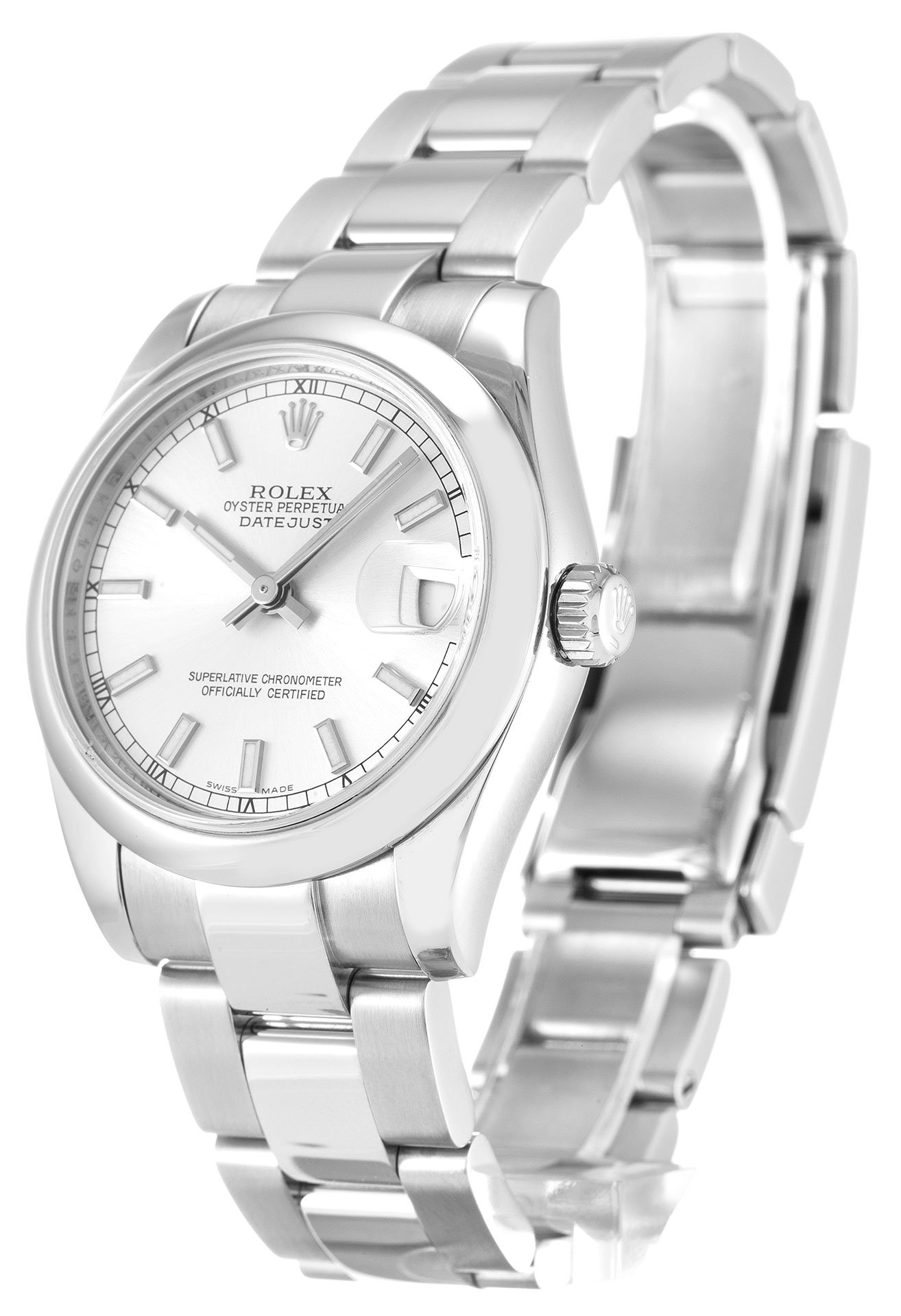 Replica Rolex Lady-Datejust 30mm Silver Dial 178240