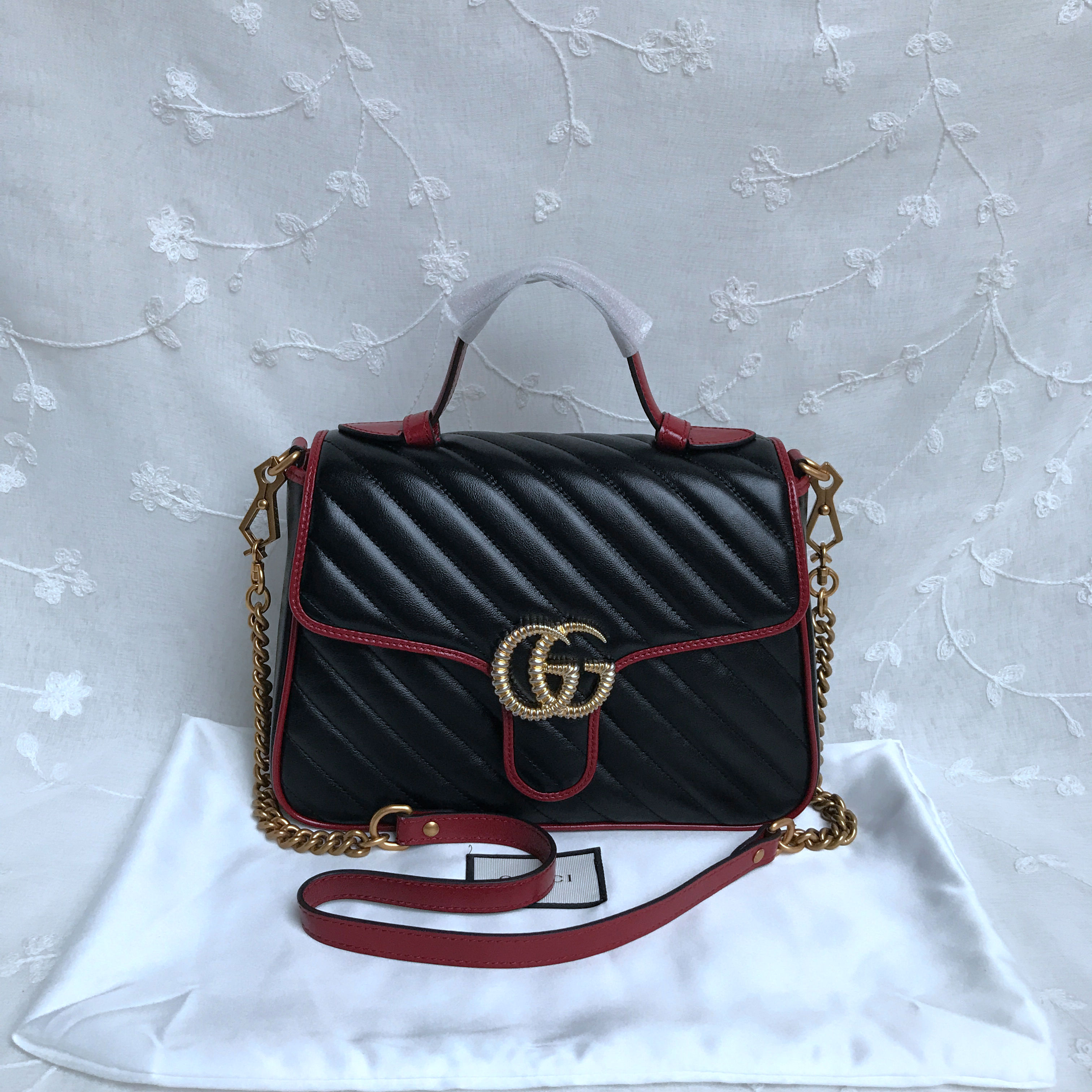 Gucci Marmont small top handle bag 498110