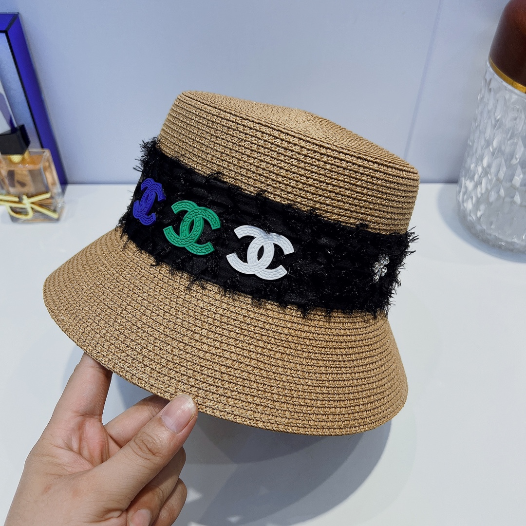 Colorful Logo Woven Bucket Hat