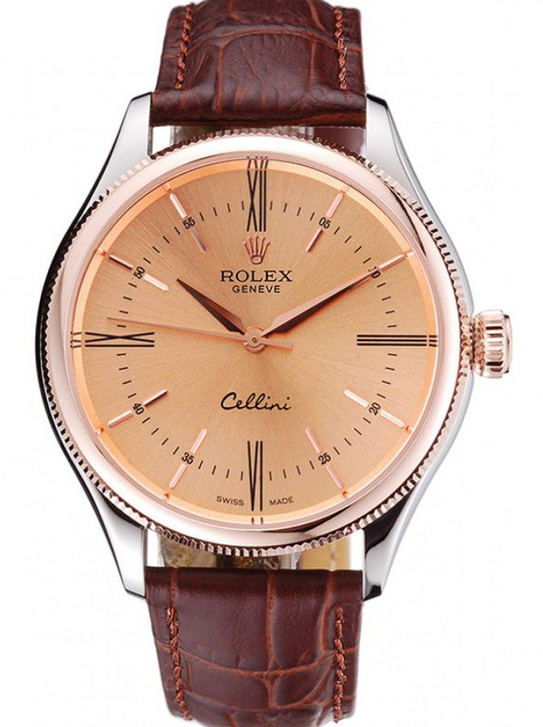Replica Rolex Cellini 40mm Orange Dial 622840