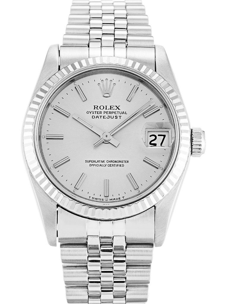Replica Rolex Datejust Mid-Size 31mm Silver Dial 68274