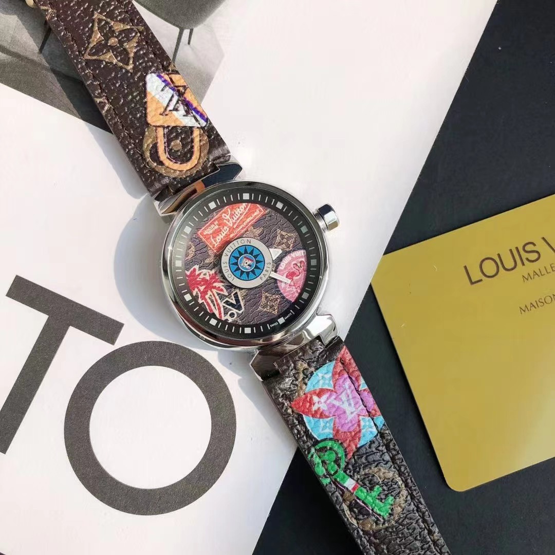 Louis Vuitton TAMBOUR series Tambour World Tour watch watch