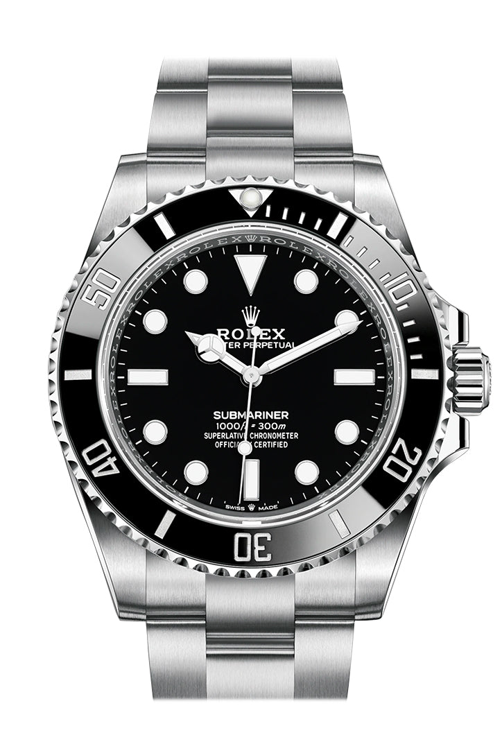 Rolex Submariner No Date Stainless Steel 41mm Black Dial 124060
