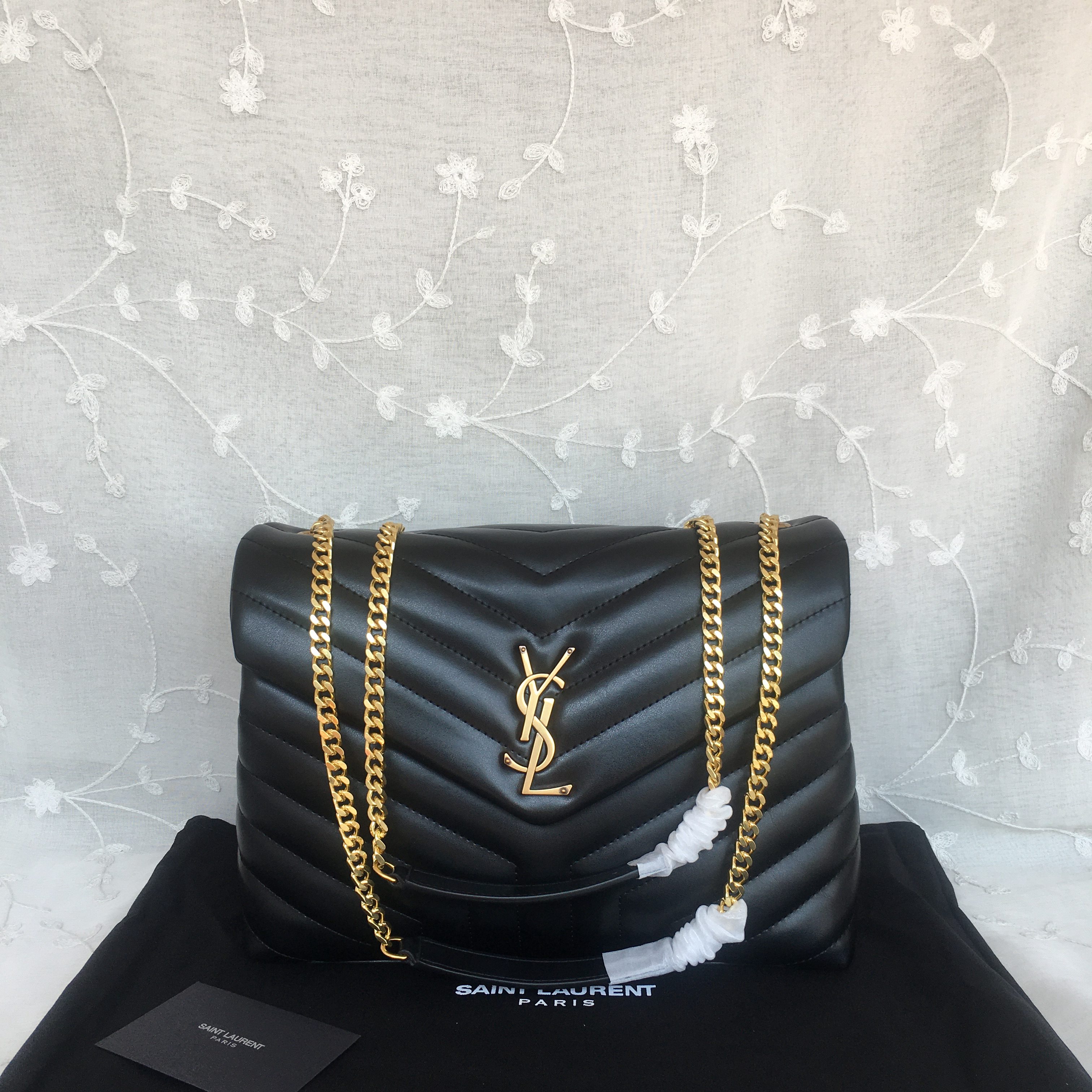 LOULOU MEDIUM IN “Y” QUILTED LINEN