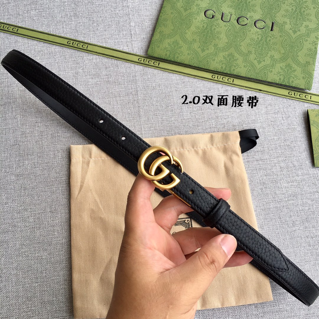 Gucci belt 2.0CM