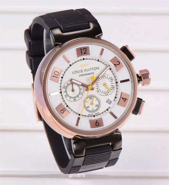 Louis Vuitton TAMBOUR IN BLACK series Q114F0 watch