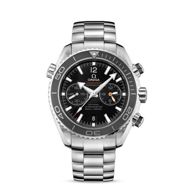 Omega Seamaster Planet Ocean 600M Co-Axial Chronometer Chronograph Stainless Steel Black Dial Steel Bracelet 232.30.46.51.01.001