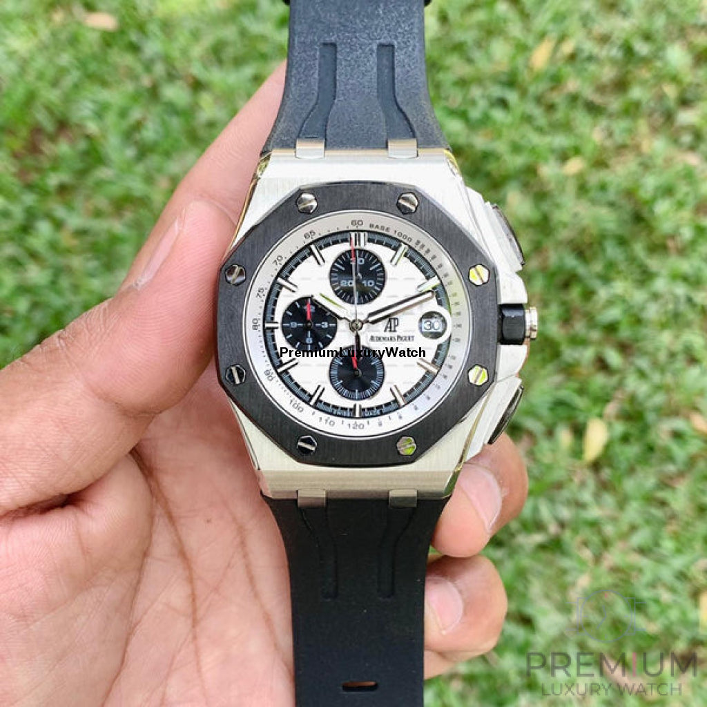 Audemars Piguet Royal Oak Offshore 44MM Panda White Dial Watch