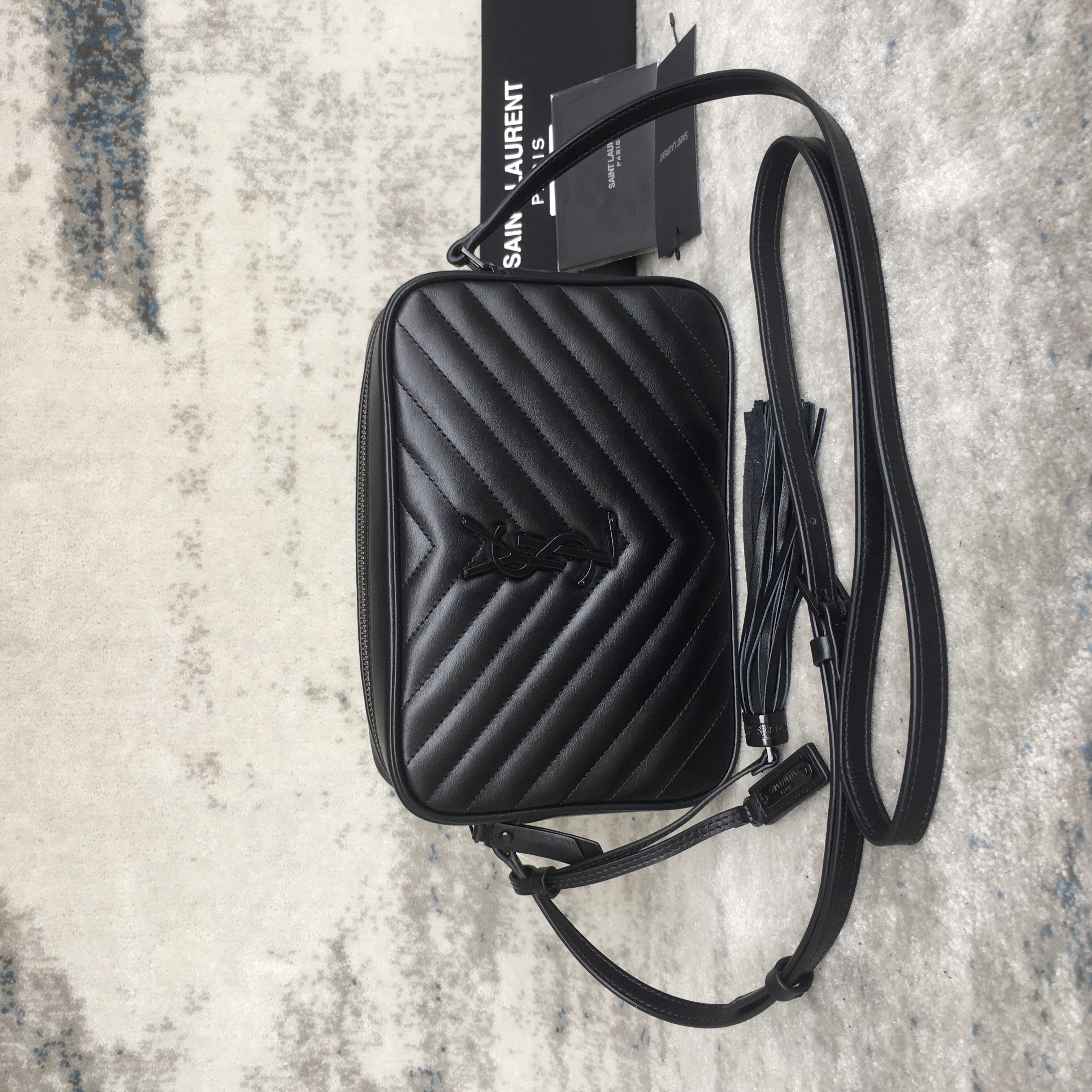 LOU CAMERA BAG IN QUILTED LEATHER