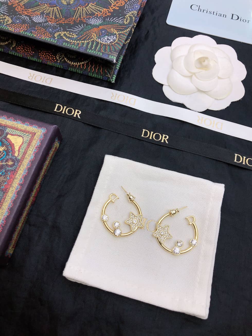 Knockoff Dior Logo Earrings