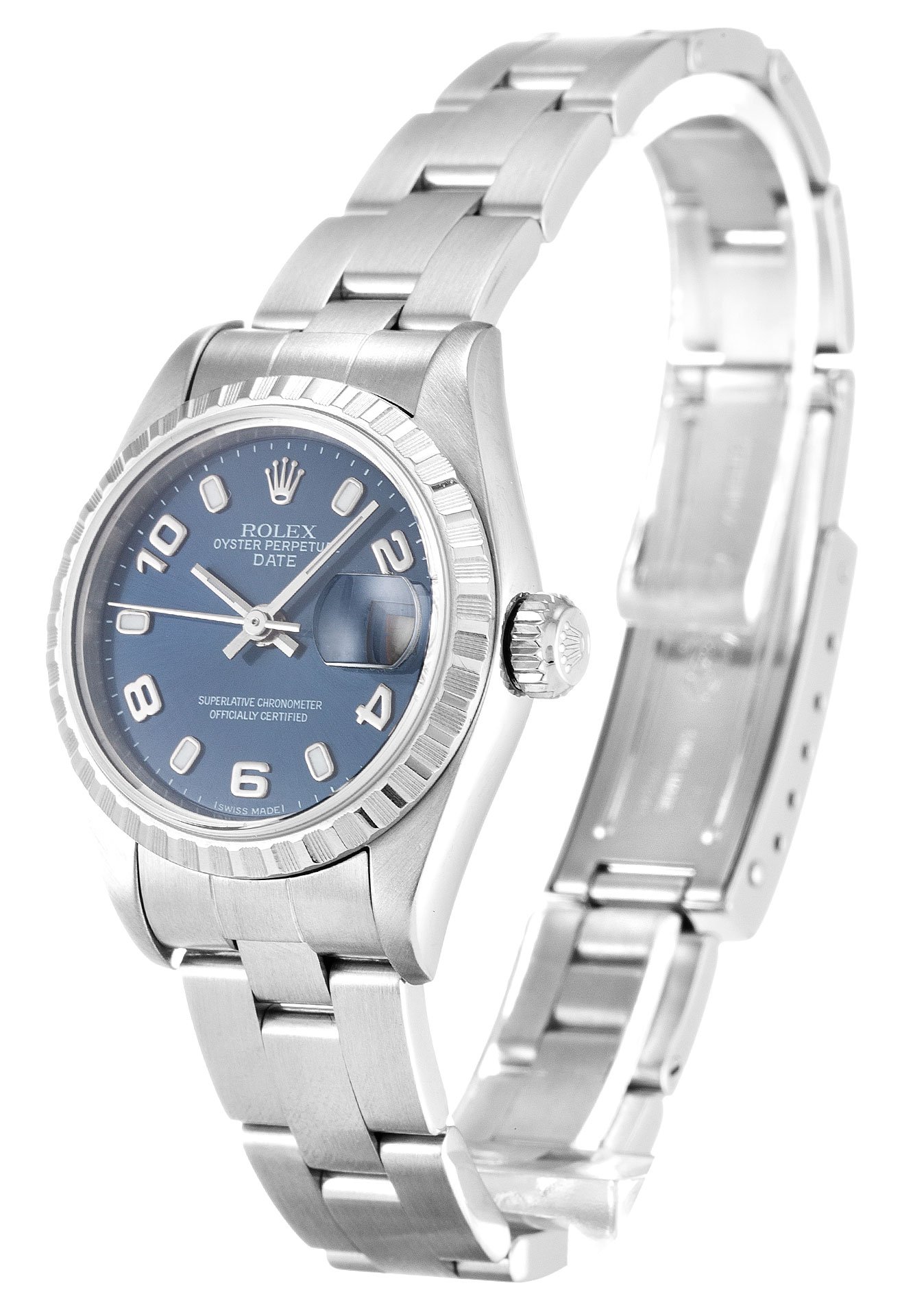 Replica Rolex Oyster Perpetual Lady 26mm Blue Dial 79240