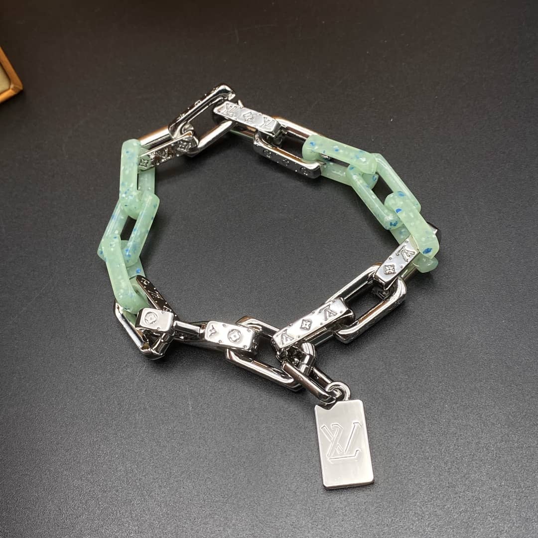 Fake Louis Vuitton Logo Bracelet