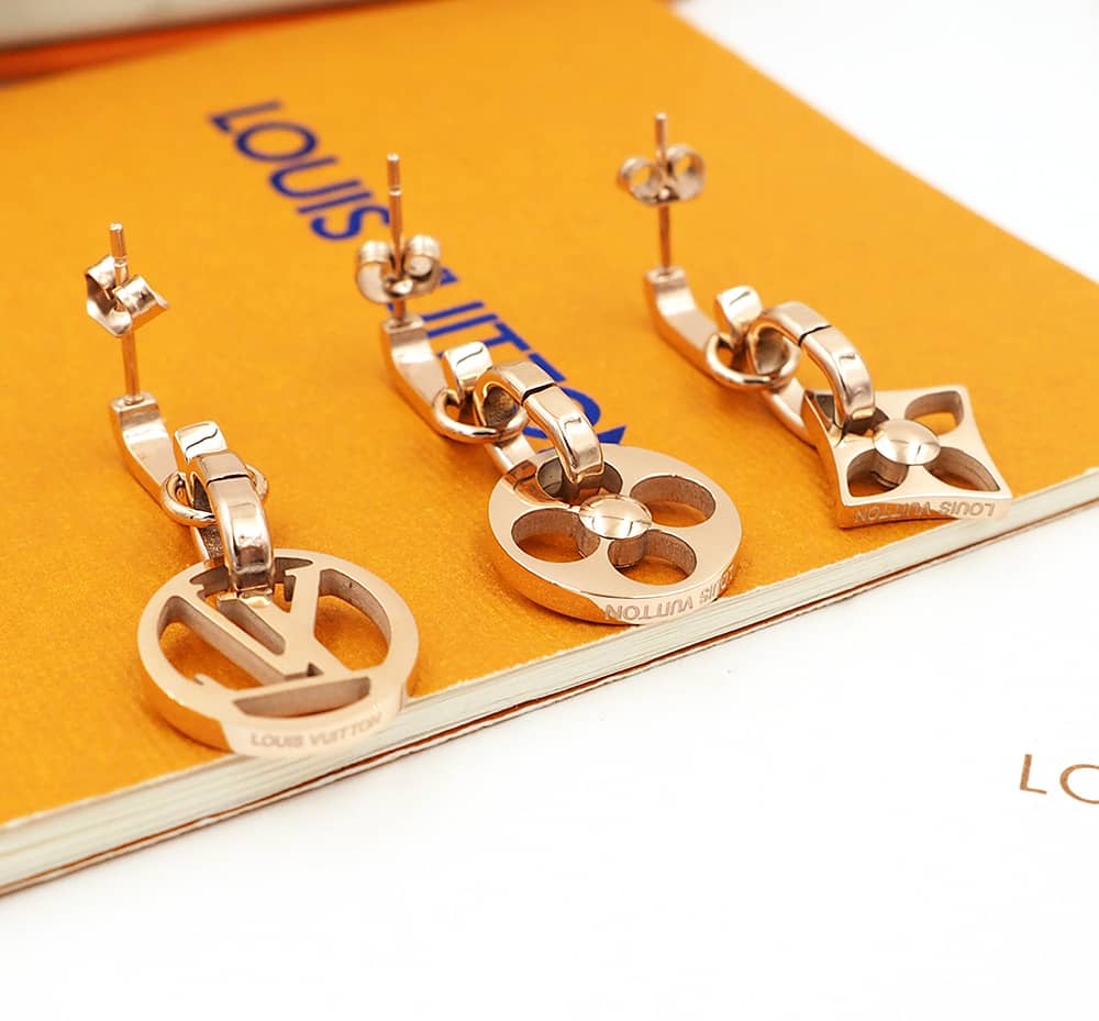 Designer Louis Vuitton Classic Earrings