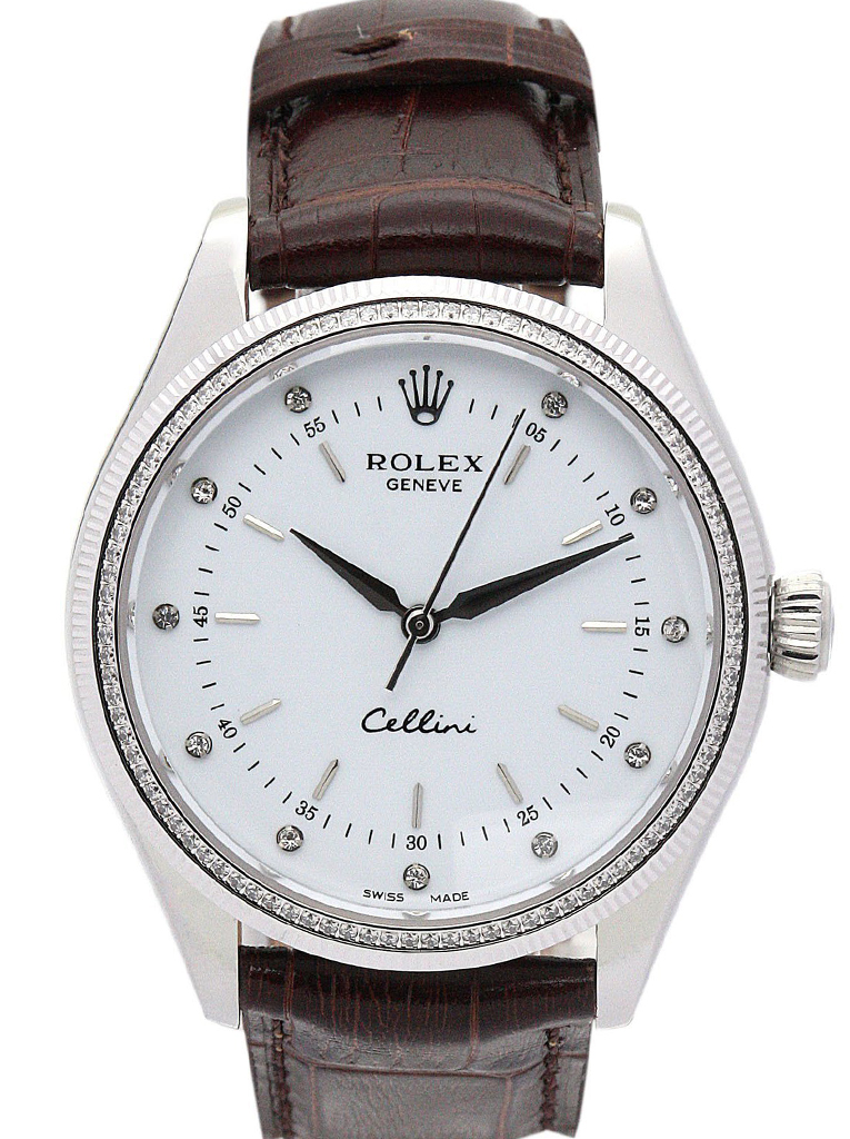 Replica Rolex Cellini 25mm White Dial 50605