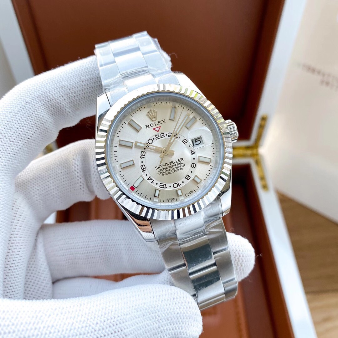 Sky-Dweller White Dial  Men's Watch