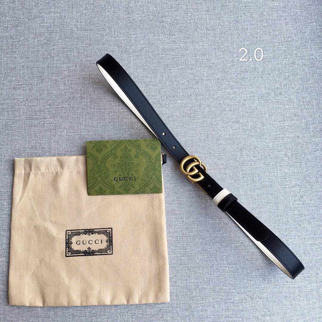 Gucci belt 2.0CM