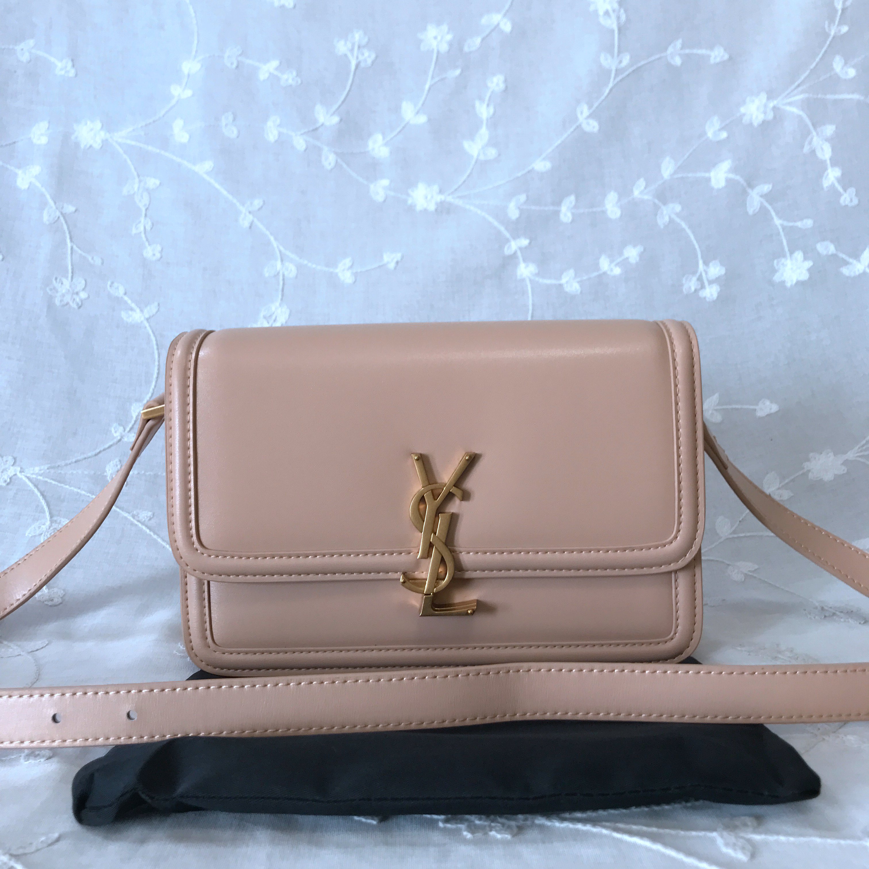 SOLFERINO SMALL SATCHEL IN BOX SAINT LAURENT LEATHER