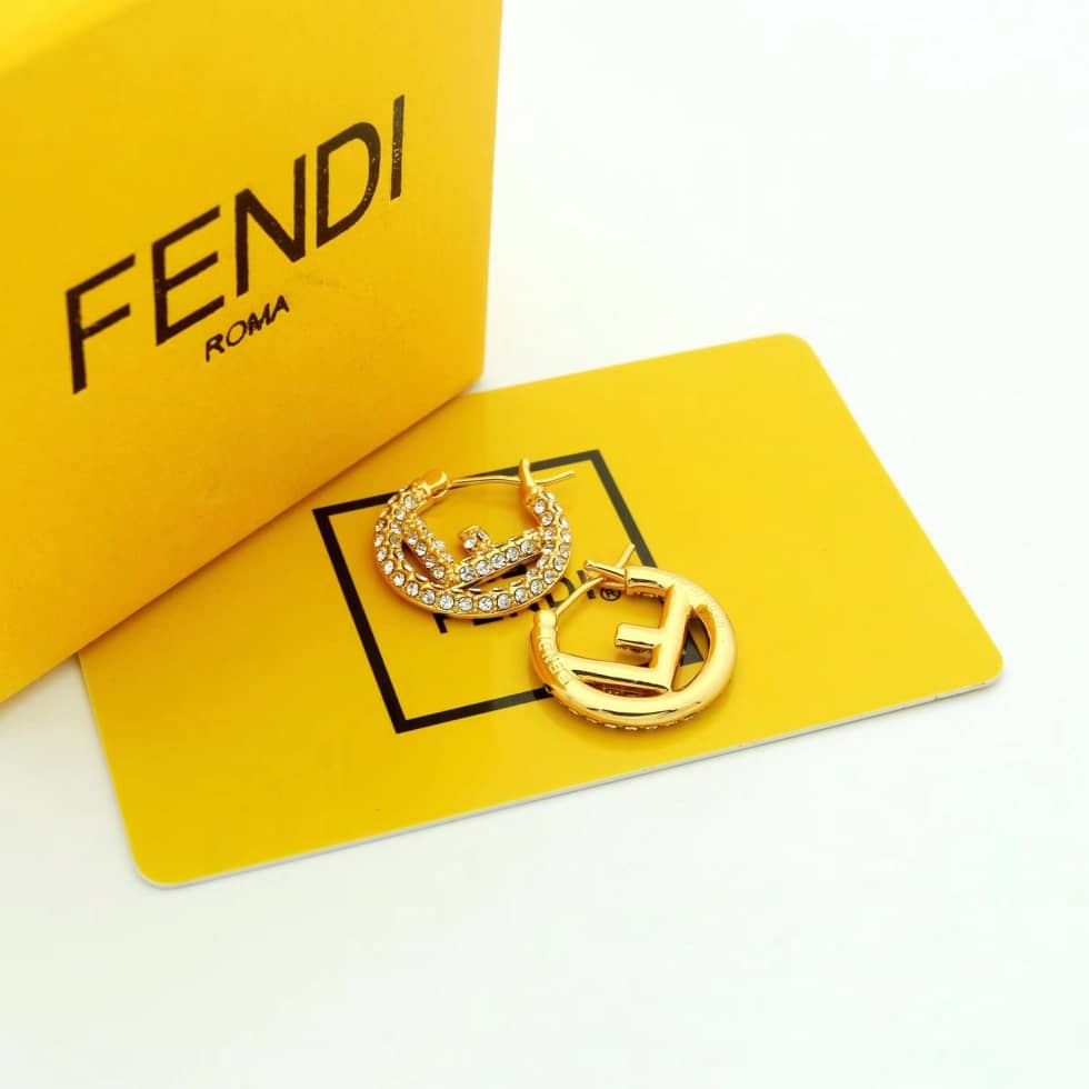 Wholesale Fendi Logo Earrings