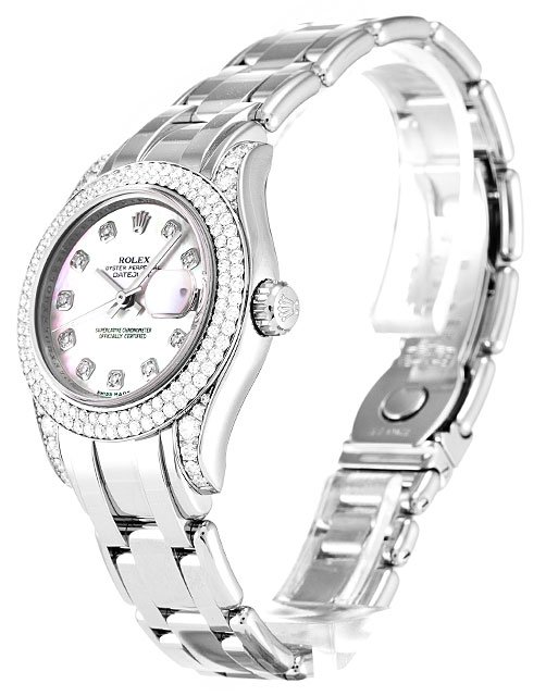 Replica Rolex Pearlmaster 36mm Mother of Pearl – Pink Dial 80359