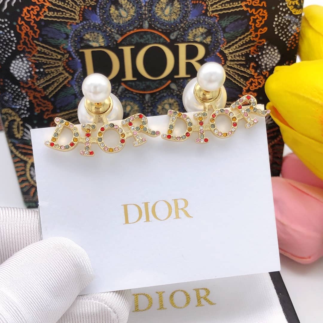 Fake Dior Designer Earrings Wholesale