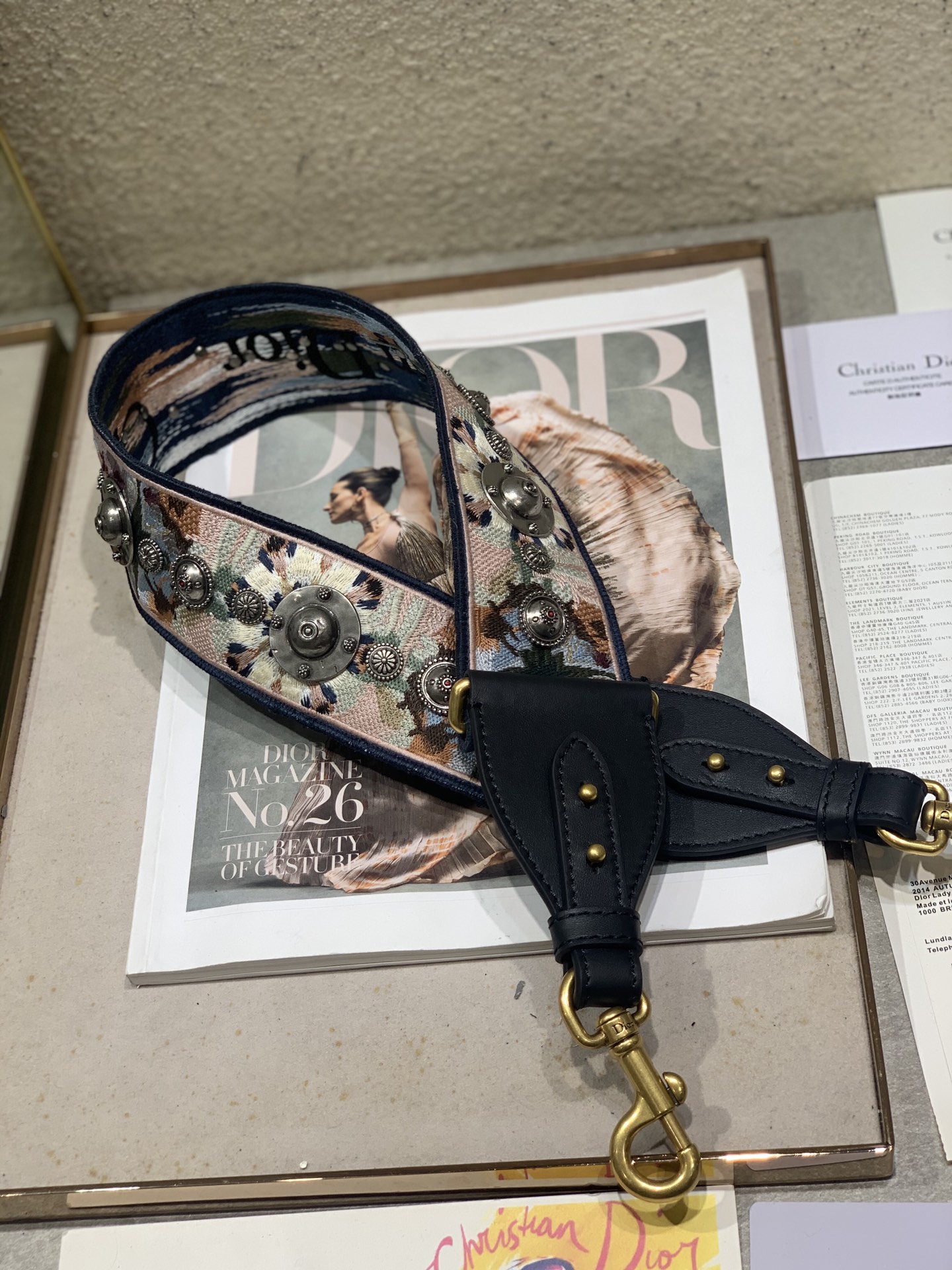 Dior shoulder strap 12