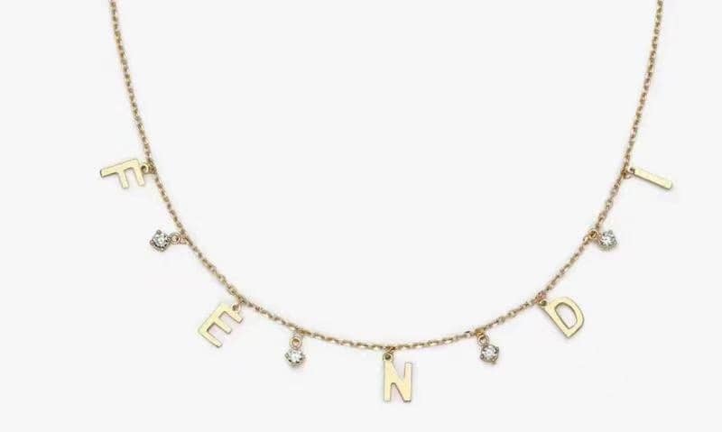 Wholesale Fendi Logo Necklace