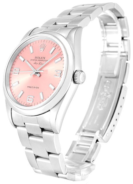 Replica Rolex Air-King 34mm Pink Dial 14000-2