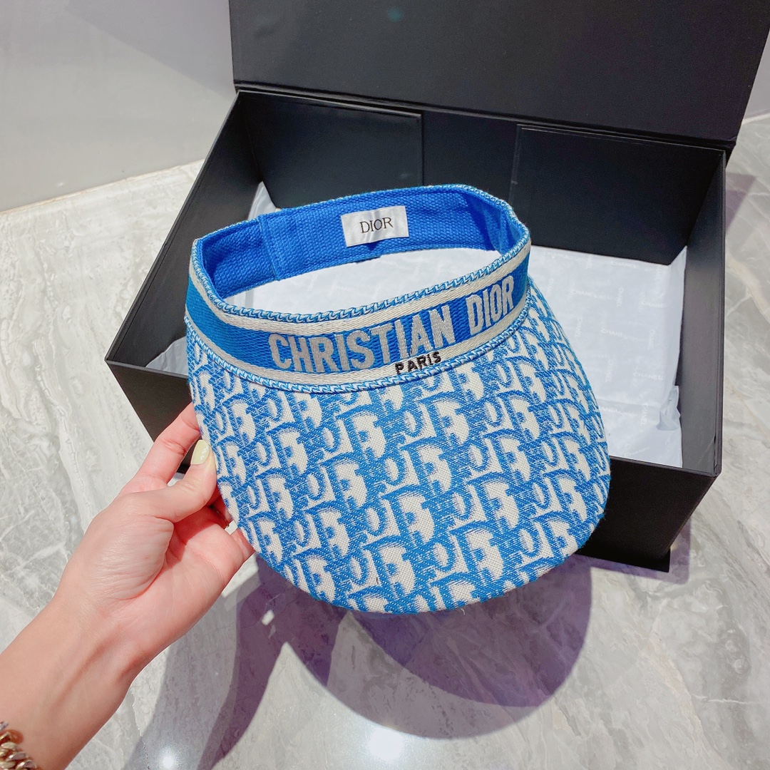 Embroidered Letters Adjustable Visor