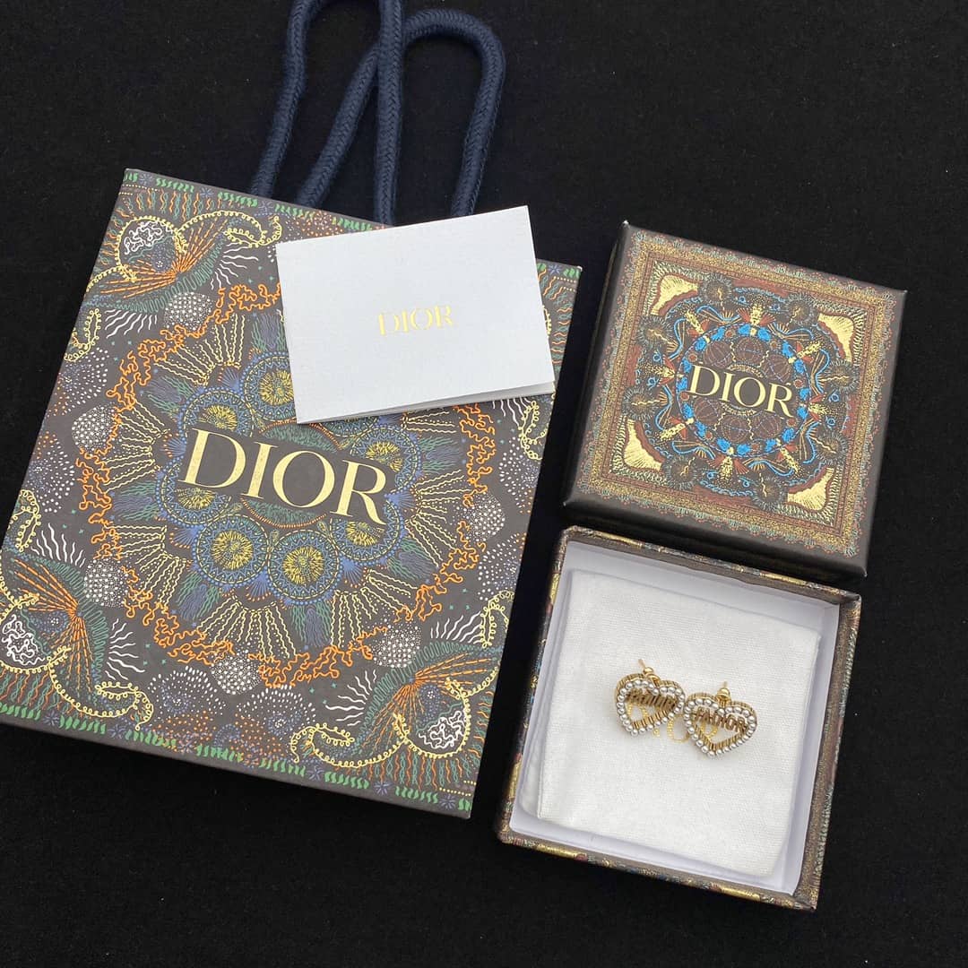 Knockoff Dior Logo Earrings