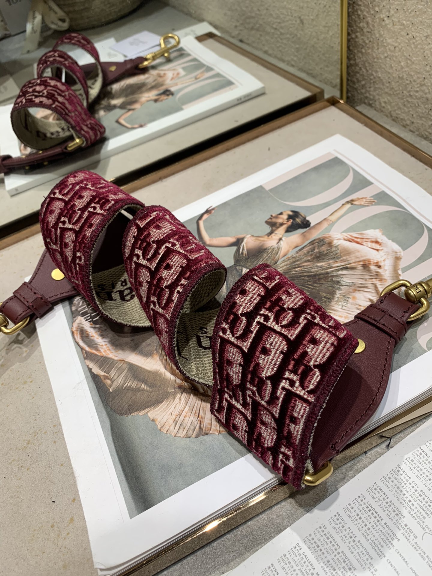 Dior shoulder strap 16