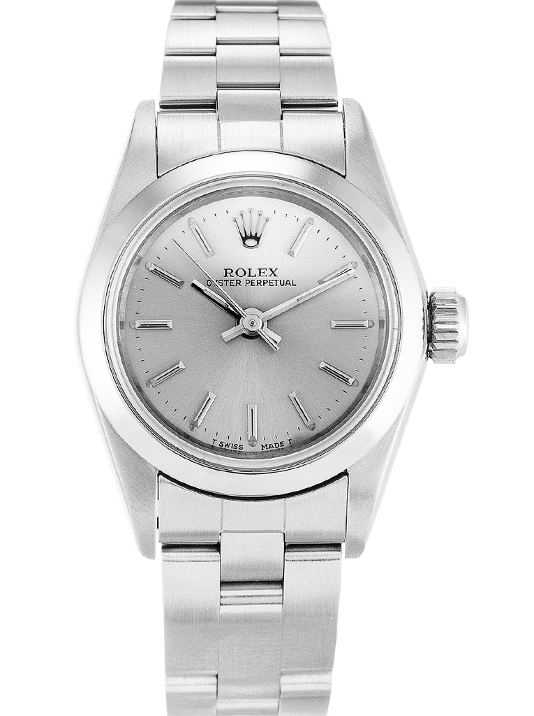 Replica Rolex Oyster Perpetual Lady 26mm Silver Dial 67180