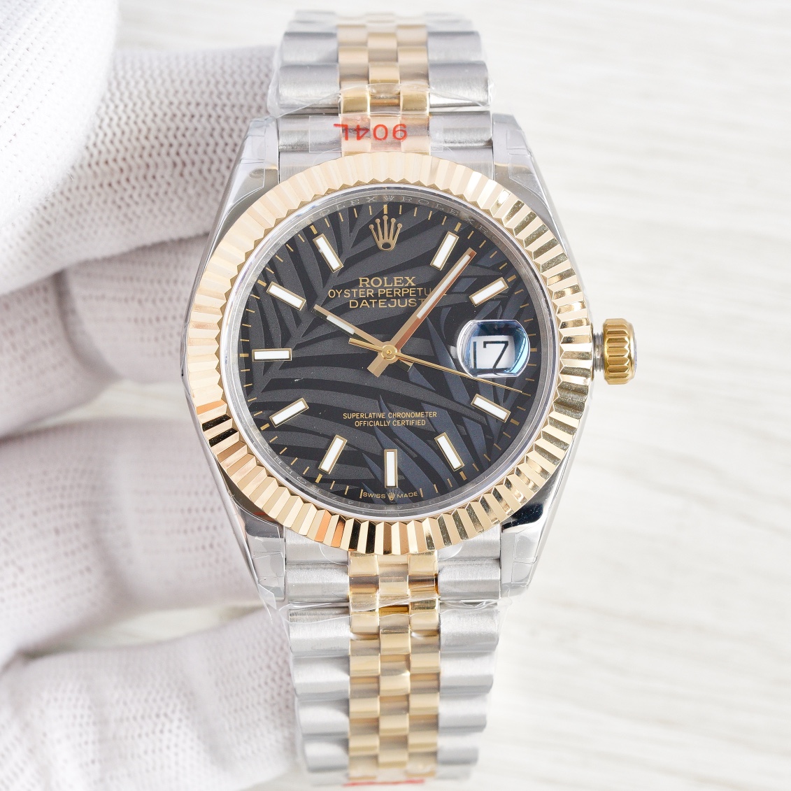 Datejust 41 Gold Dial Men's Watch