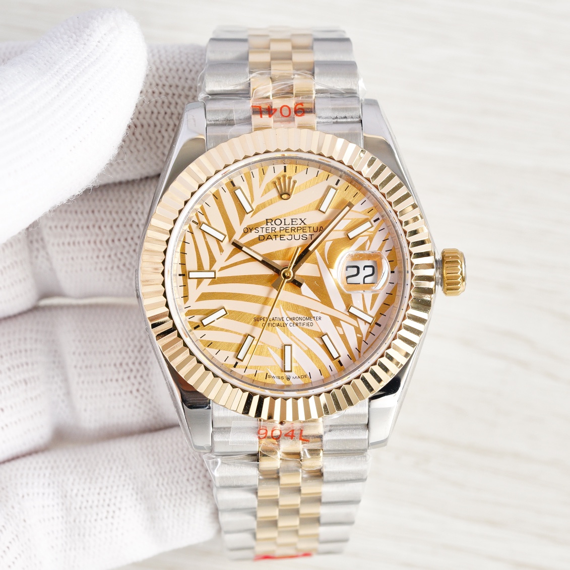 Datejust 41 Gold Dial Men's Watch