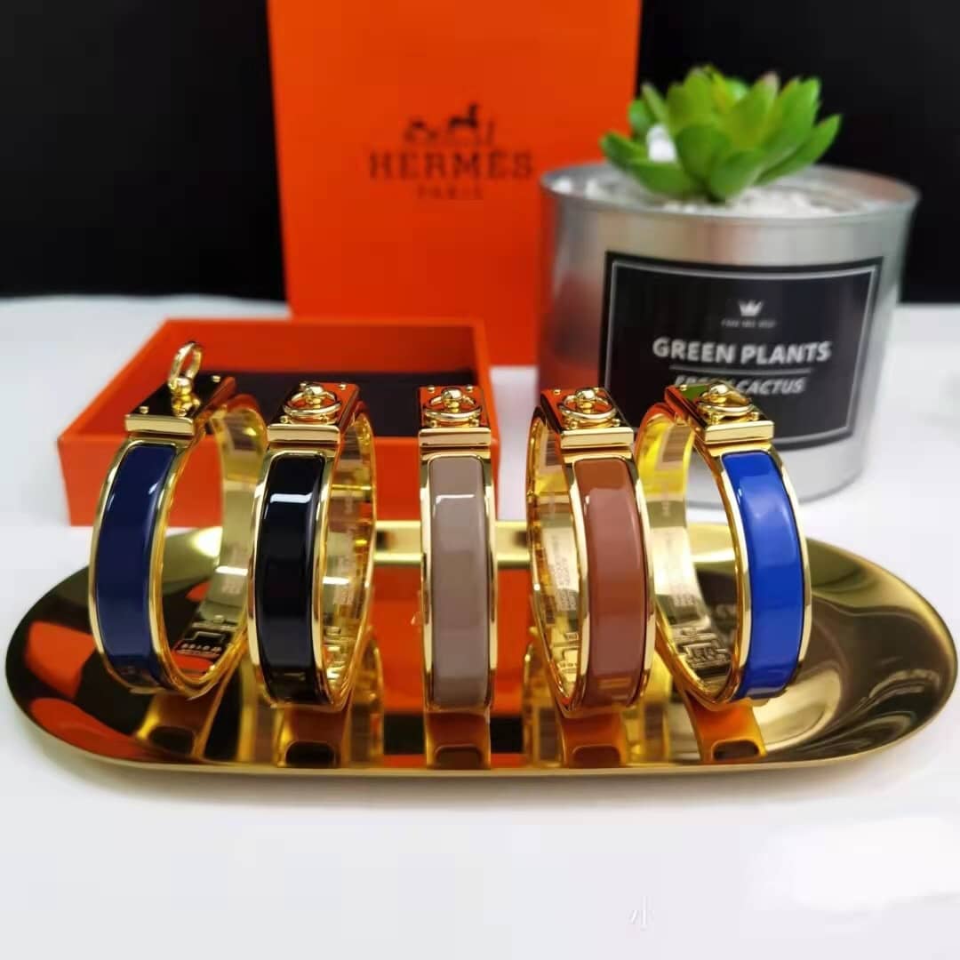 Fake Hermes Logo Bracelet