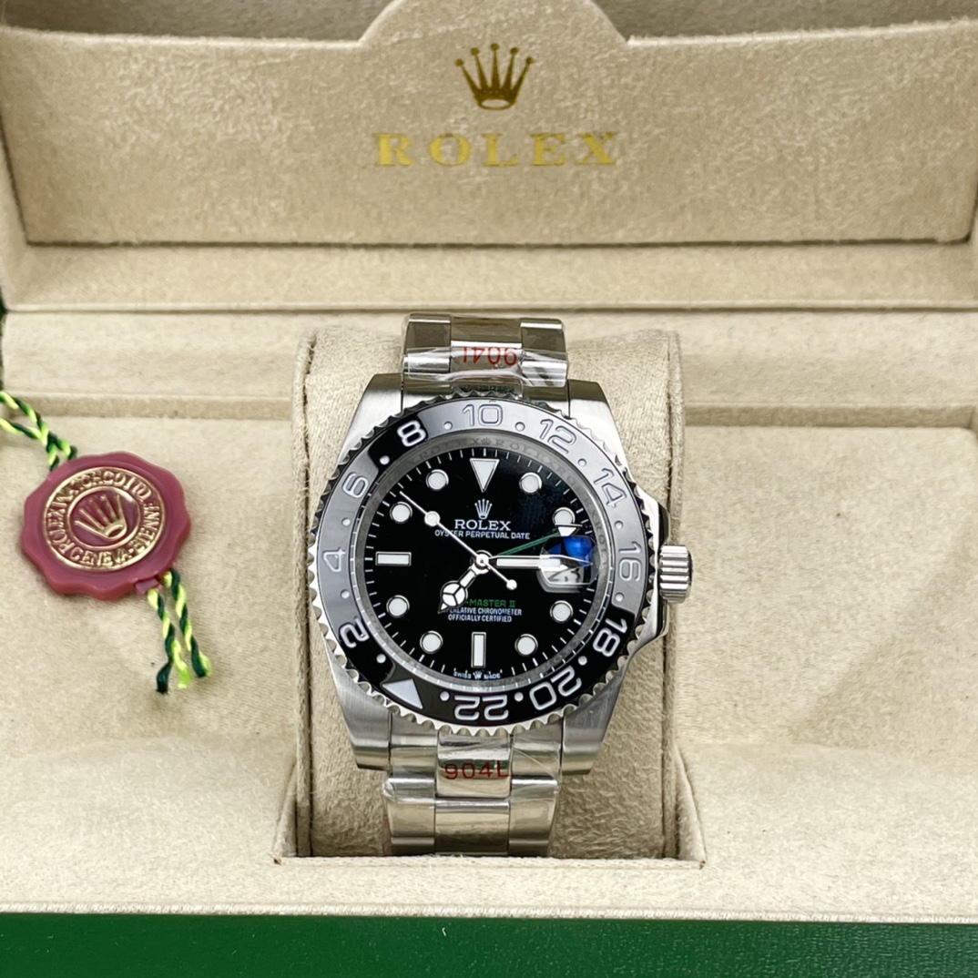 Rolex GMT-Master II 40mm Stainless Steel Black Dial Oyster Bracelet 116710LN
