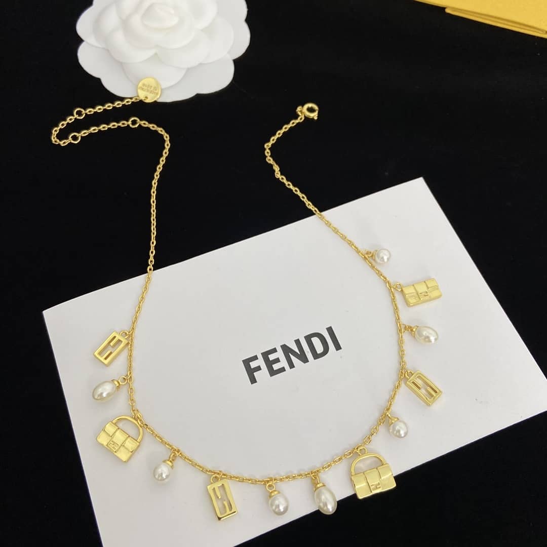 Fendi Designer Necklace Dupe