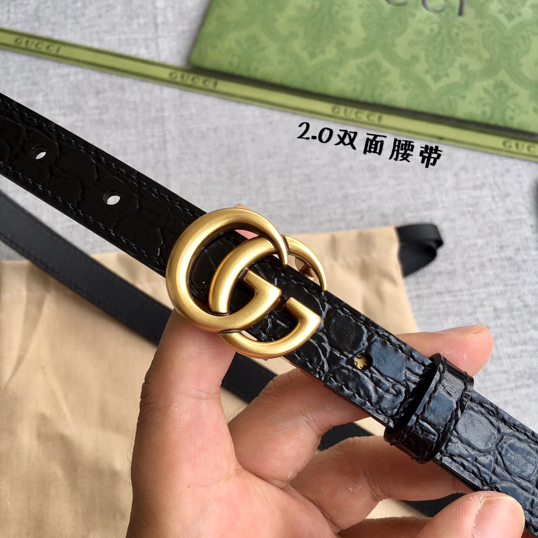 Gucci belt 2.0CM