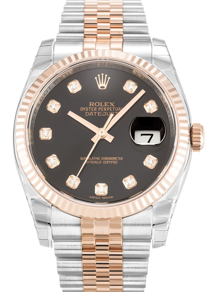 Replica Rolex Datejust 36mm Black Dial 116231-3