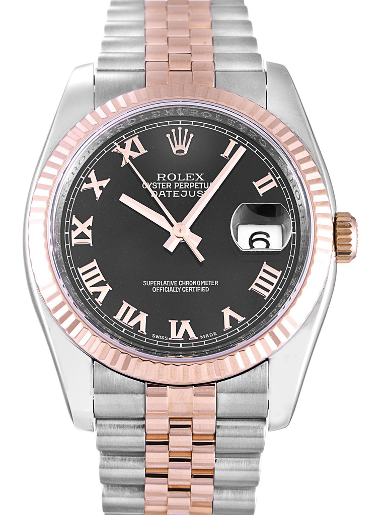 Replica Rolex Datejust 36mm Black Dial 116231