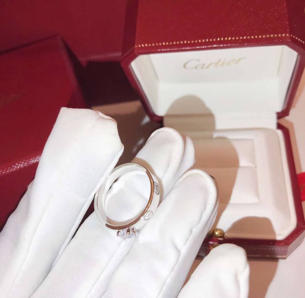 Fake Cartier Logo Ring