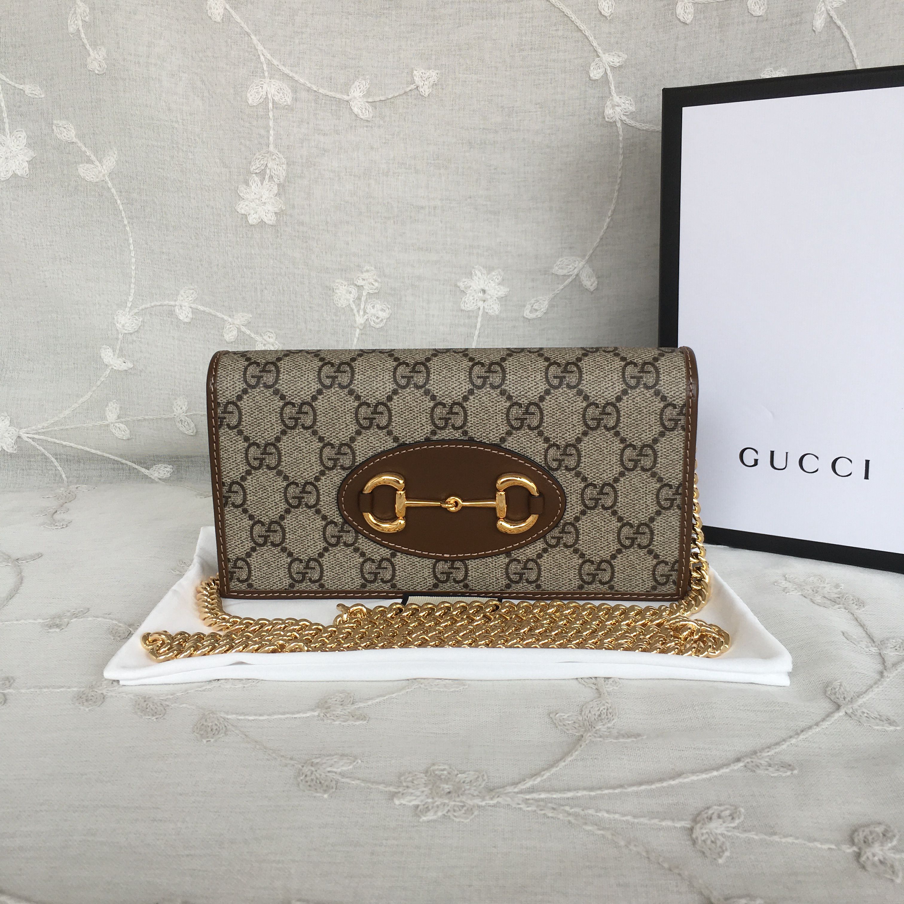 Gucci Horsebit 1955 wallet with chain 621892