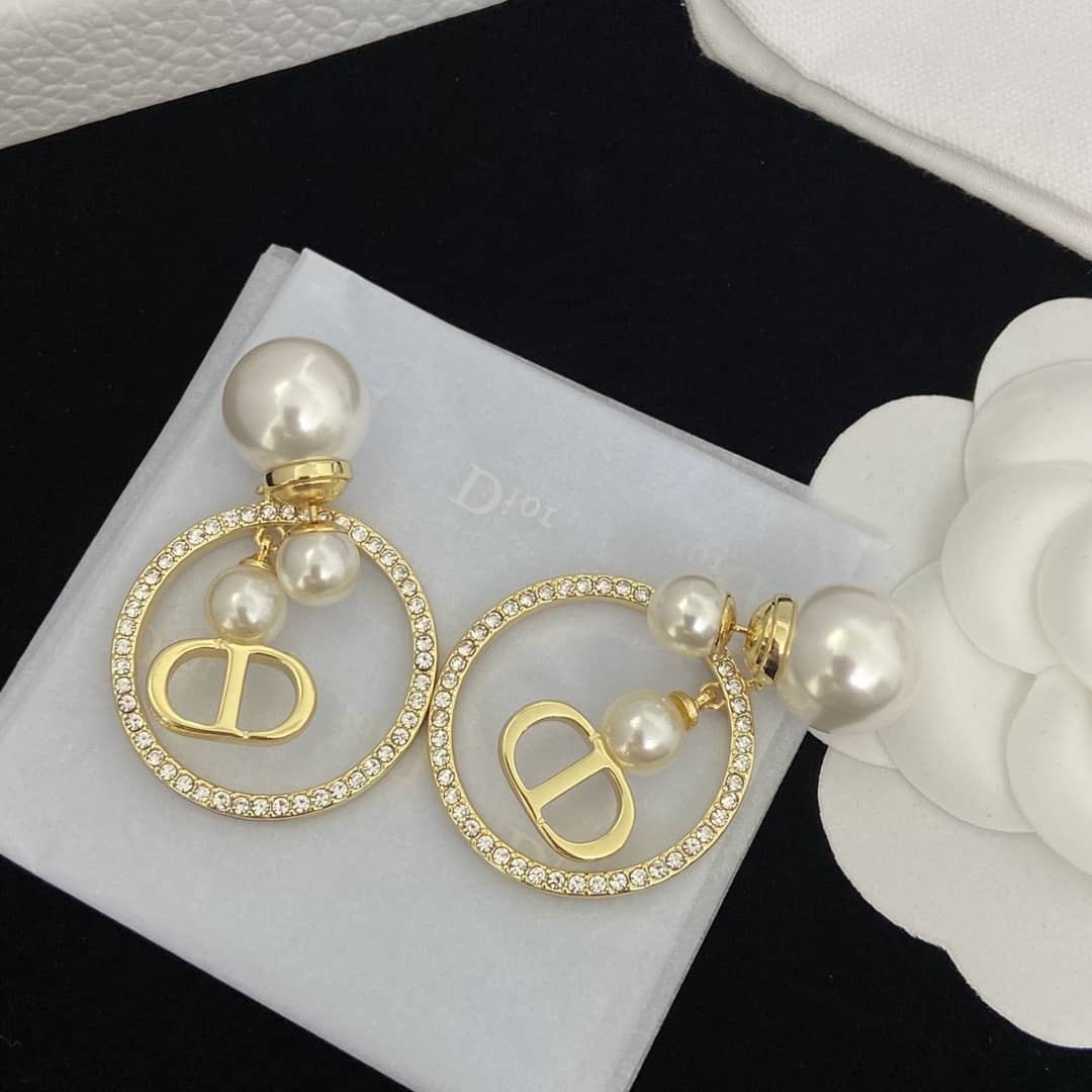 Dior Designer Earrings Dupe
