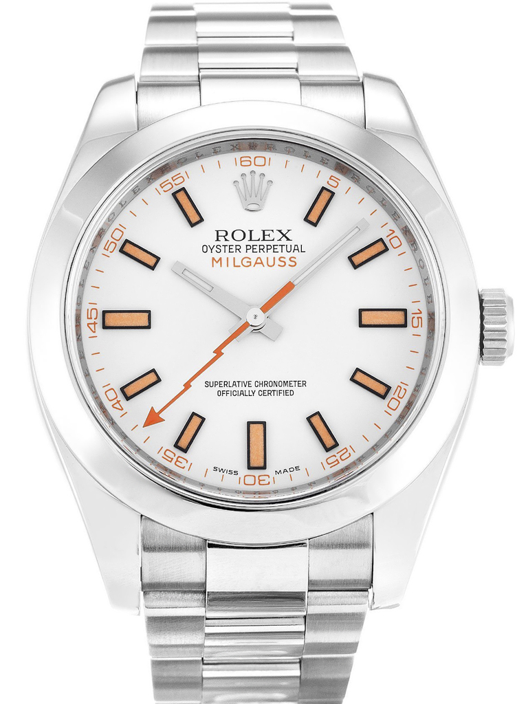 Replica Rolex Milgauss 40mm White Dial 116400