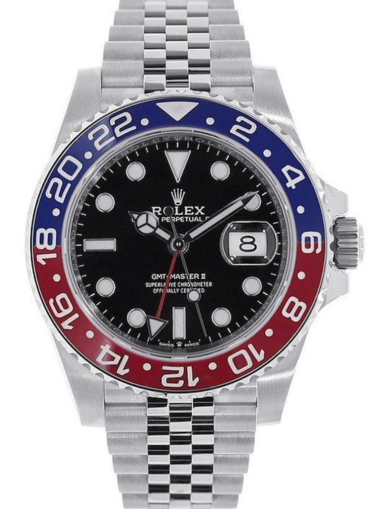 Superclone Rolex GMT-Master II 40mm Black Dial 126710BKSJ