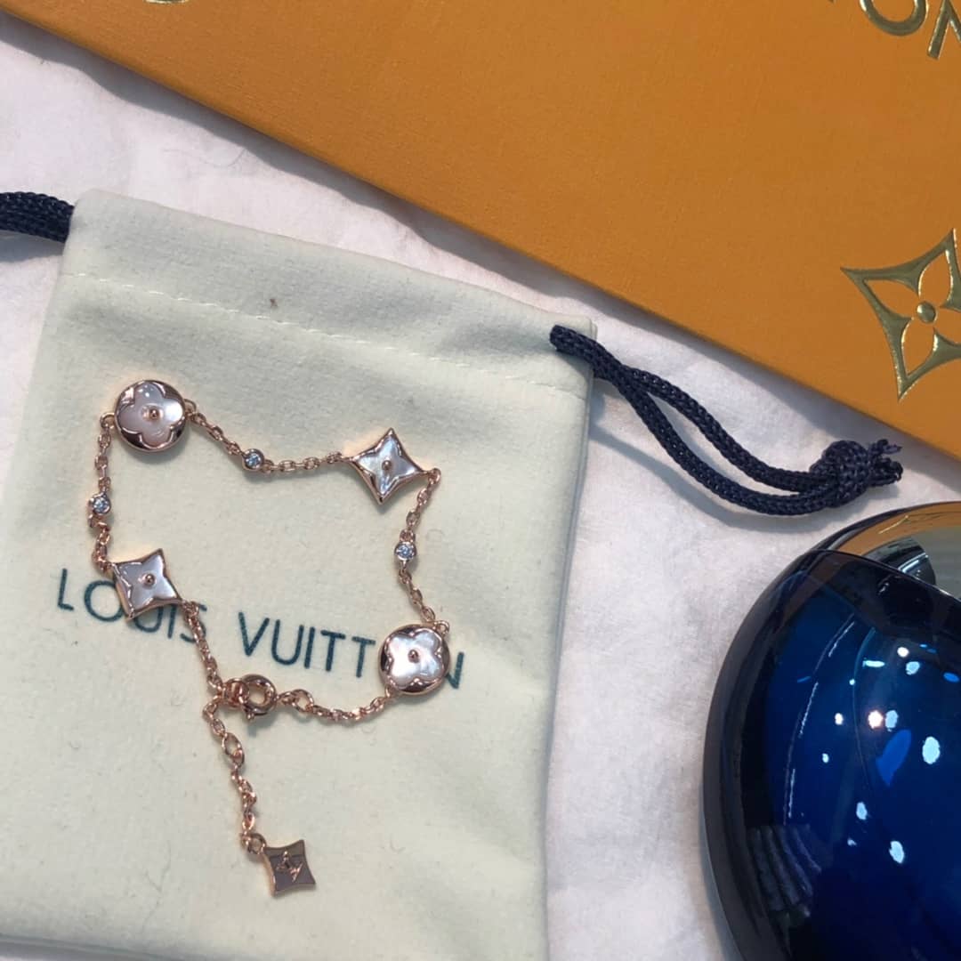 Fake Louis Vuitton Logo Bracelet