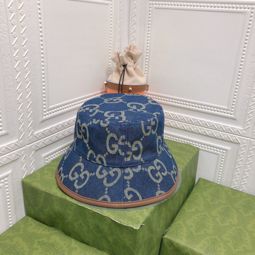 Vintage Double G Bucket Hat