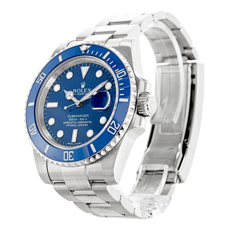 Replica Rolex Submariner 40mm Blue Dial 116619LB “Smurf”