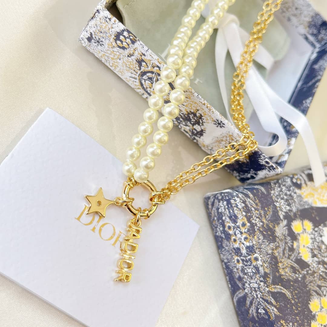 Fake Dior Designer Necklace Wholesale